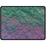 Colorful duotone abstract print Fleece Blanket (Large)