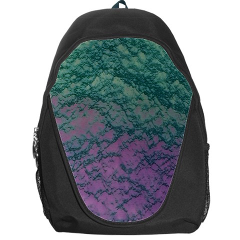 Colorful duotone abstract print Backpack Bag from ArtsNow.com Front