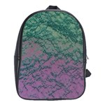 Colorful duotone abstract print School Bag (XL)