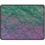 Colorful duotone abstract print Two Sides Fleece Blanket (Medium)