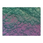 Colorful duotone abstract print Two Sides Premium Plush Fleece Blanket (Mini)