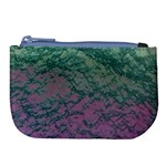 Colorful duotone abstract print Large Coin Purse