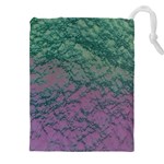 Colorful duotone abstract print Drawstring Pouch (4XL)