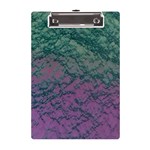 Colorful duotone abstract print A5 Acrylic Clipboard