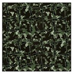 Precision Pursuit: Hunting Motif Camouflage Pattern Square Satin Scarf (36  x 36 )