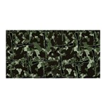 Precision Pursuit: Hunting Motif Camouflage Pattern Satin Wrap 35  x 70 