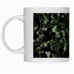 Hunting Motif Camouflage Pattern Print Bk White Mug