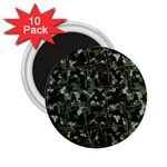 Hunting Motif Camouflage Pattern Print Bk 2.25  Magnets (10 pack) 