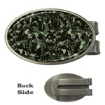 Hunting Motif Camouflage Pattern Print Bk Money Clips (Oval) 