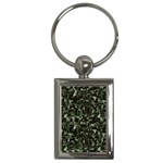 Hunting Motif Camouflage Pattern Print Bk Key Chain (Rectangle)