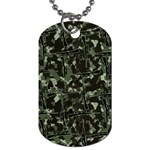 Hunting Motif Camouflage Pattern Print Bk Dog Tag (One Side)