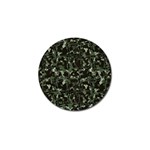 Hunting Motif Camouflage Pattern Print Bk Golf Ball Marker