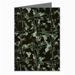 Hunting Motif Camouflage Pattern Print Bk Greeting Cards (Pkg of 8)