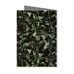 Hunting Motif Camouflage Pattern Print Bk Mini Greeting Cards (Pkg of 8)