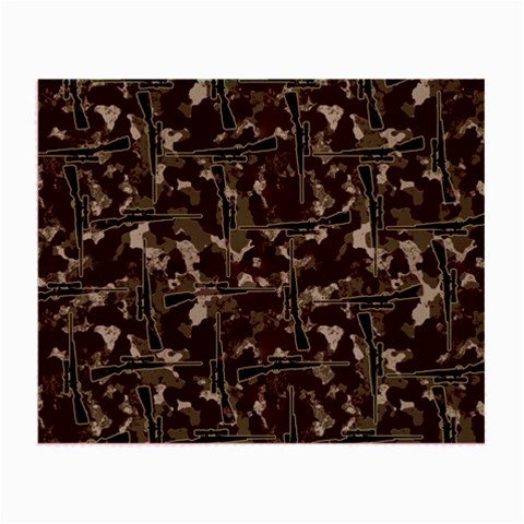 Hunting Motif Camouflage Pattern Print Bk Small Glasses Cloth from ArtsNow.com Front