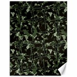 Hunting Motif Camouflage Pattern Print Bk Canvas 12  x 16 