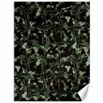 Hunting Motif Camouflage Pattern Print Bk Canvas 36  x 48 