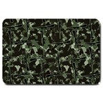 Hunting Motif Camouflage Pattern Print Bk Large Doormat