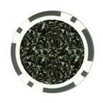 Hunting Motif Camouflage Pattern Print Bk Poker Chip Card Guard