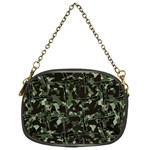 Hunting Motif Camouflage Pattern Print Bk Chain Purse (One Side)