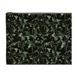 Hunting Motif Camouflage Pattern Print Bk Cosmetic Bag (XL)