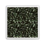 Hunting Motif Camouflage Pattern Print Bk Memory Card Reader (Square)