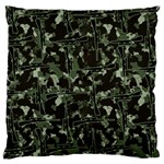 Hunting Motif Camouflage Pattern Print Bk Large Cushion Case (Two Sides)