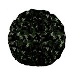 Hunting Motif Camouflage Pattern Print Bk Standard 15  Premium Round Cushions