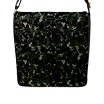 Hunting Motif Camouflage Pattern Print Bk Flap Closure Messenger Bag (L)