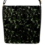 Hunting Motif Camouflage Pattern Print Bk Flap Closure Messenger Bag (S)