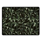 Hunting Motif Camouflage Pattern Print Bk Two Sides Fleece Blanket (Small)