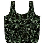 Hunting Motif Camouflage Pattern Print Bk Full Print Recycle Bag (XL)