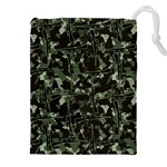 Hunting Motif Camouflage Pattern Print Bk Drawstring Pouch (4XL)