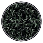 Hunting Motif Camouflage Pattern Print Bk Wireless Fast Charger(Black)