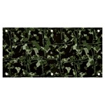 Hunting Motif Camouflage Pattern Print Bk Banner and Sign 6  x 3 