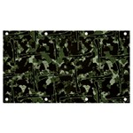 Hunting Motif Camouflage Pattern Print Bk Banner and Sign 7  x 4 