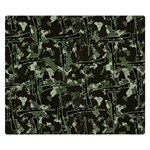 Hunting Motif Camouflage Pattern Print Bk Premium Plush Fleece Blanket (Small)