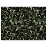 Hunting Motif Camouflage Pattern Print Bk Two Sides Premium Plush Fleece Blanket (Baby Size)