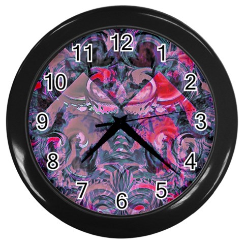 Alien Architecture Ii Wall Clock (Black) from ArtsNow.com Front