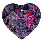 Alien Architecture Ii Heart Ornament (Two Sides)