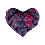 Alien Architecture Ii Standard 16  Premium Flano Heart Shape Cushions