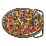 Echinopsis Terscheckii Cactus Motif Random Colored Pattern Belt Buckles