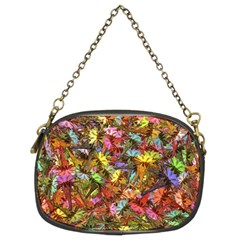 Echinopsis Terscheckii Cactus Motif Random Colored Pattern Chain Purse (Two Sides) from ArtsNow.com Back