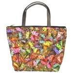 Echinopsis Terscheckii Cactus Motif Random Colored Pattern Bucket Bag