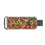 Echinopsis Terscheckii Cactus Motif Random Colored Pattern Portable USB Flash (One Side)