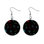 Amoled Mini Button Earrings