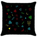 Amoled Throw Pillow Case (Black)