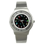 Amoled Stainless Steel Watch