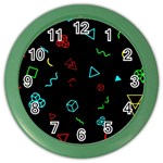 Amoled Color Wall Clock