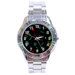 Amoled Stainless Steel Analogue Watch